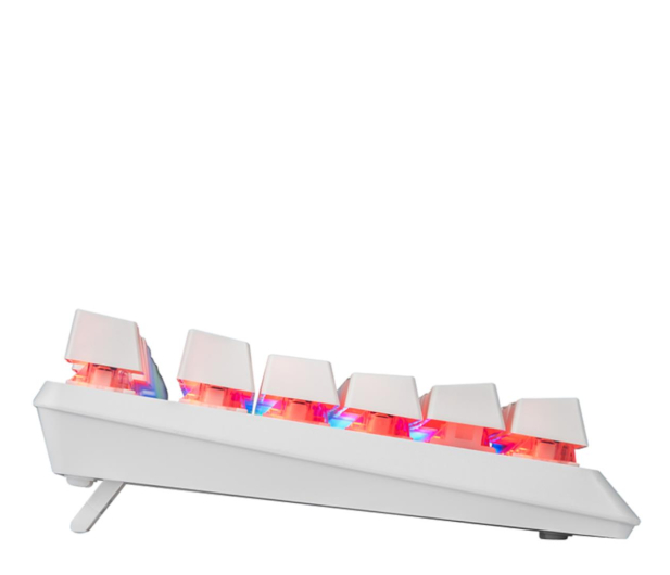 MODECOM Klawiatura mechaniczna RGB VOLCANO LANPARTY (brązowy przełącznik Outemu) przewodowa biała K-MC-LANPARTY-U-RGB-BROWN-200 - 727118 - zdjęcie 3